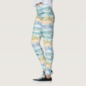 Leggings Motif de rivage de bécasseau côtier (2) (Gauche)