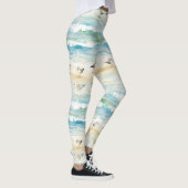 Leggings Motif de rivage de bécasseau côtier (5) (Droite)