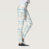 Leggings Motif de rivage de bécasseau côtier (6) (Droite)