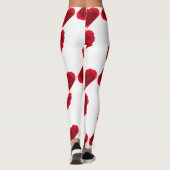 Leggings motif de roses rouges (Dos)