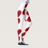 Leggings motif de roses rouges (Droite)