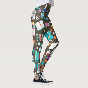 Leggings Motif de science et de chimie confortable