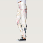 Leggings Motif de serpent rose (Gauche)