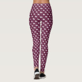 Leggings Motif de silhouette Aussie moderne sur mesure| Plu (Dos)