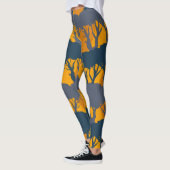 Leggings Motif de silhouette forestière (Gauche)