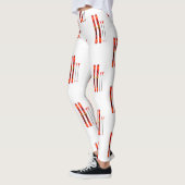Leggings Motif de ski rétros  (Gauche)