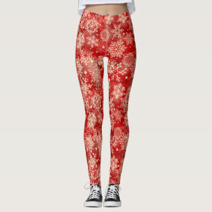 Leggings Motif de snowflakes