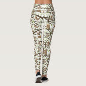 Leggings Motif de sourire de paresse (Dos)