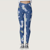 Leggings Motif de Spaceman Axolotl (Devant)