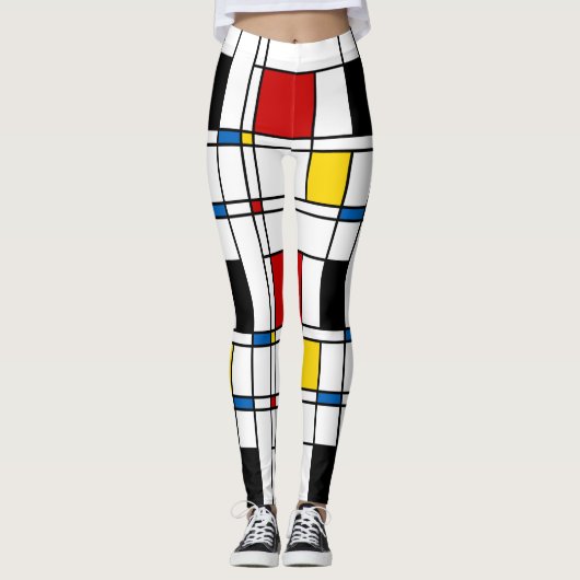 Leggings Motif de Stijl (Devant)