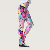 Leggings Motif de streetwear urbain graffiti  (Droite)