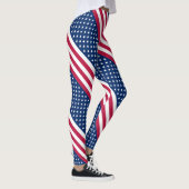 Leggings Motif de style du drapeau américain (Droite)