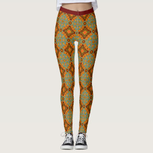 Leggings Motif de style médiéval
