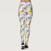 Leggings Motif de style postmoderne Memphis (Dos)