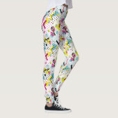 Leggings Motif de style postmoderne Memphis (Droite)