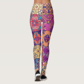 Leggings Motif de style Talavera (Dos)