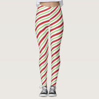 Motif De Sucre de canne Diagonal Rouge Et Vert