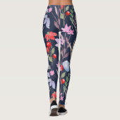 Leggings Motif de surface Florale Mode Botanique (Dos)