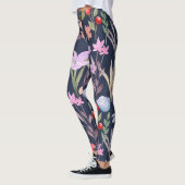 Leggings Motif de surface Florale Mode Botanique (Gauche)