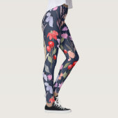 Leggings Motif de surface Florale Mode Botanique (Droite)