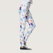 Leggings Motif de surface Snowman de Noël (Droite)