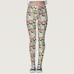 Leggings Motif de sushi