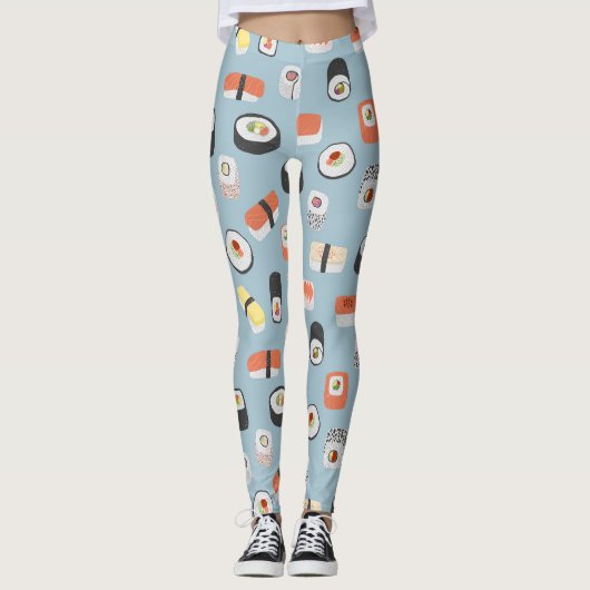 Leggings Motif de sushi (Devant)