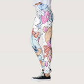 Leggings Motif de Teddy bear (Gauche)