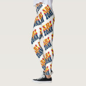 Leggings Motif de texte du drapeau de l'état de l'Arizona (Gauche)