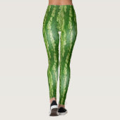 Leggings Motif de texture de peau de pastèque (Dos)
