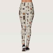 Leggings Motif de thème chocolat (Dos)