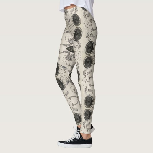 Leggings motif de titre (Gauche)