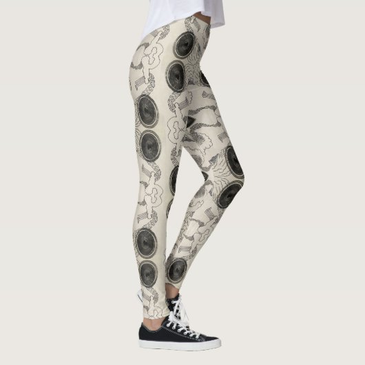 Leggings motif de titre (Droite)