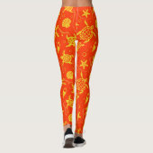 Leggings Motif de tortues (Dos)