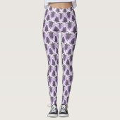 Leggings Motif de tortues de mer chamanique - violet (Devant)