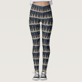 Leggings Motif de Tour Eiffel (Devant)