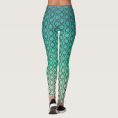 Leggings Motif de trames déroulées (Dos)
