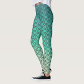 Leggings Motif de trames déroulées (Gauche)