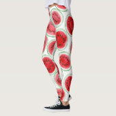 Leggings Motif de tranches de pastèque (Gauche)