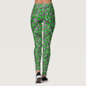 Leggings Motif de trèfle 01w Dgrey BG (Dos)
