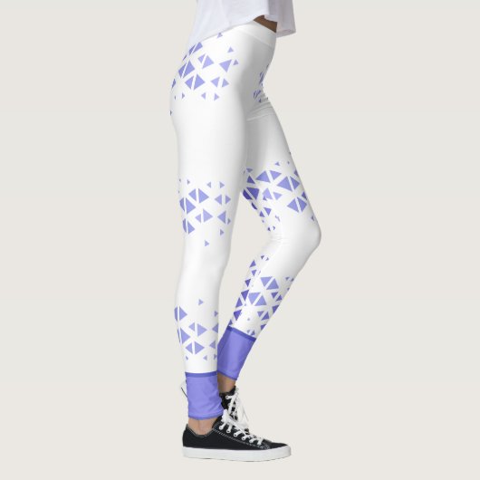 Leggings Motif de triangle coloré unique & citations (Droite)