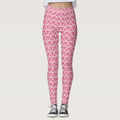 Leggings Motif de triangle moderne mignon tendance rose mod (Devant)