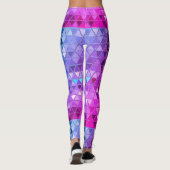 Leggings Motif de triangle Robot Ball Jester Robot (Dos)