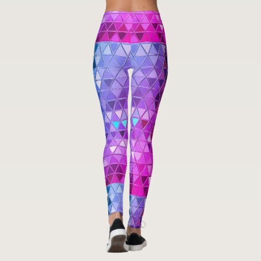 Leggings Motif de triangle Robot Ball Jester Robot (Dos)