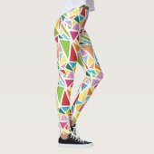 Leggings Motif de triangles colorés (Droite)
