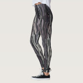 Leggings Motif de Tronc d'Arbre (Gauche)
