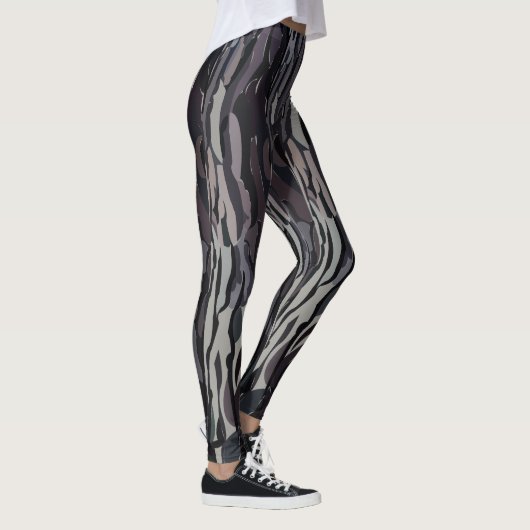 Leggings Motif de Tronc d'Arbre (Droite)