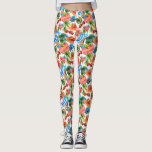 Leggings Motif de vacances Tropical Summer Beach<br><div class="desc">Des leggings super amusants avec un motif de toutes choses vacances tropicales - lunettes de soleil,  transat,  serviette de plage,  boisson rafraîchissante,  etc...  Idéal pour des vacances à la plage tropicale,  de l'entraînement ou de l'amusement quotidien.</div>