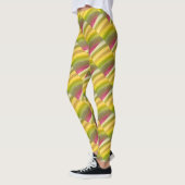Leggings Motif de vague Abstraite (Gauche)