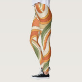 Leggings Motif de vague magique (Gauche)